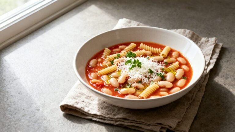 The Best Pasta Fagioli Recipe | Hearty Italian Soup Pasta Comfort Meal
